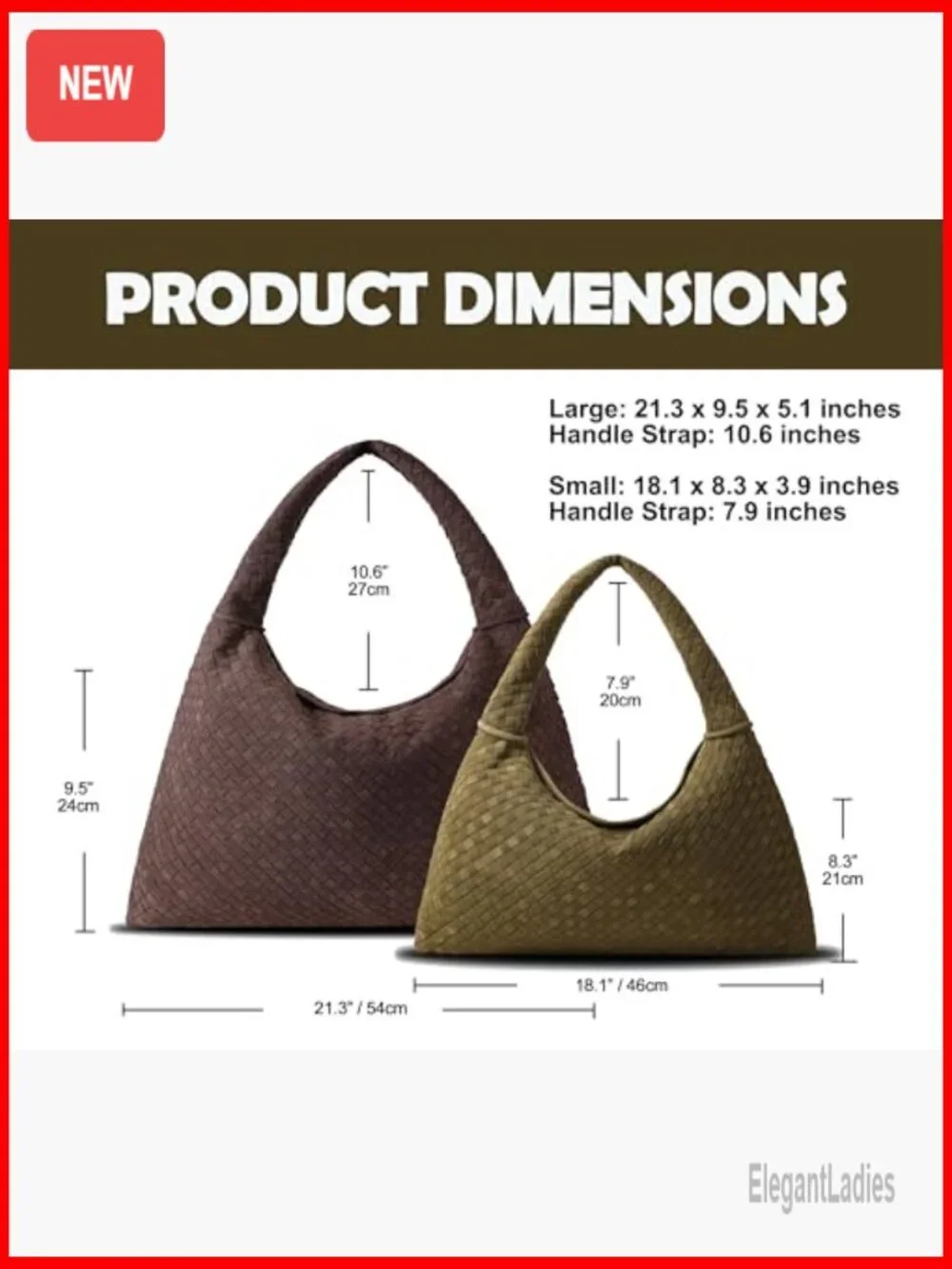 Large Vegan Leather Woven Tote Bag, Suede Hobo Shoulder Purse